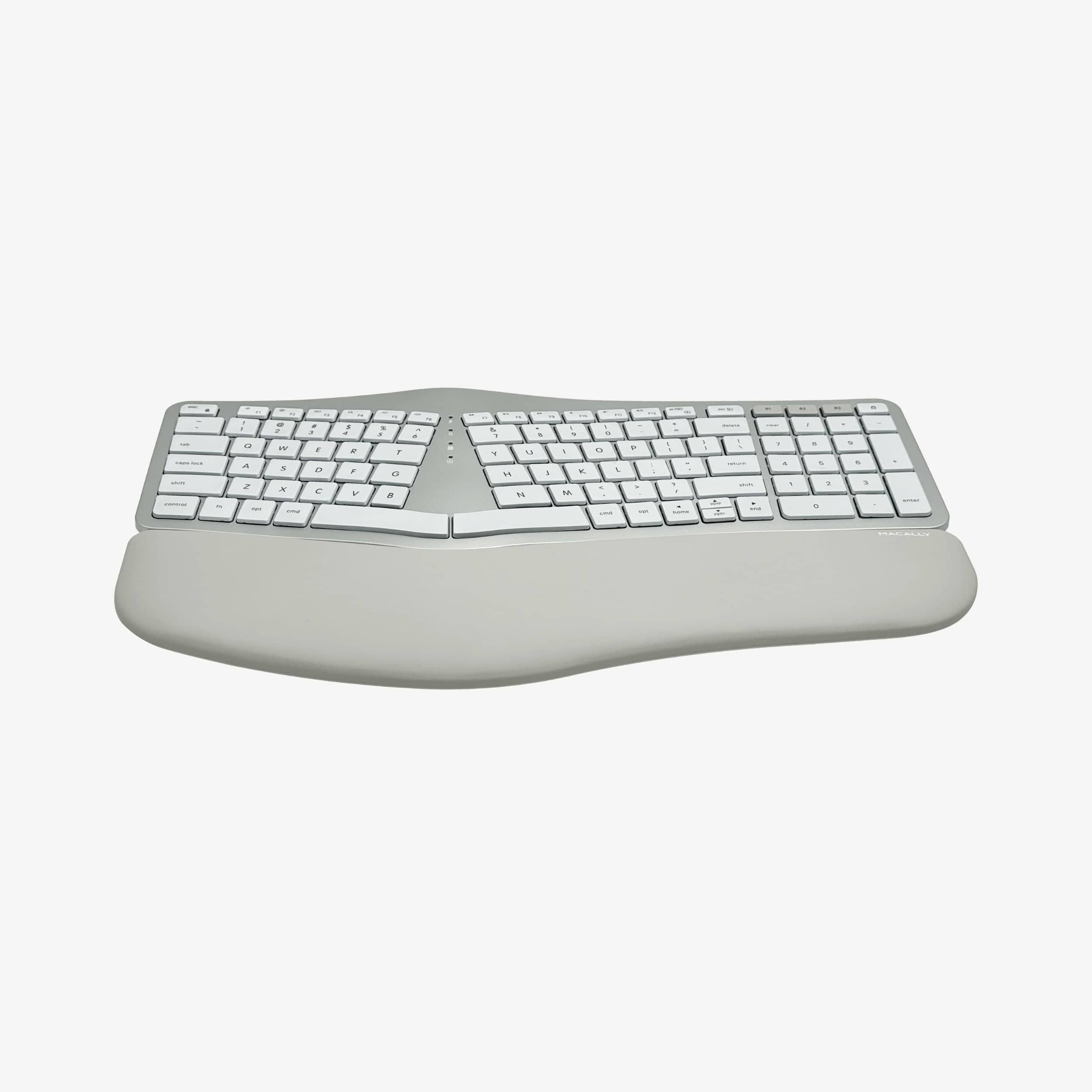 Macally Wireless Ergonomic Keyboard for Mac BTBLERGO2A - Image 4