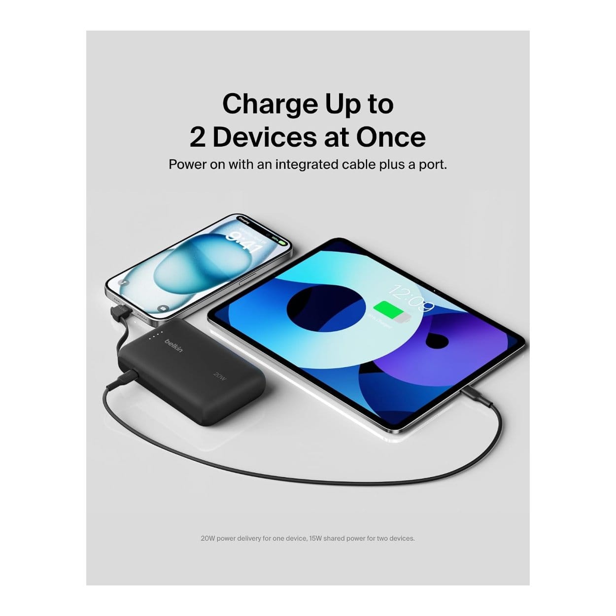 Belkin BoostCharge 10000 mAh Power Bank Black BU041KQBK - Image 3