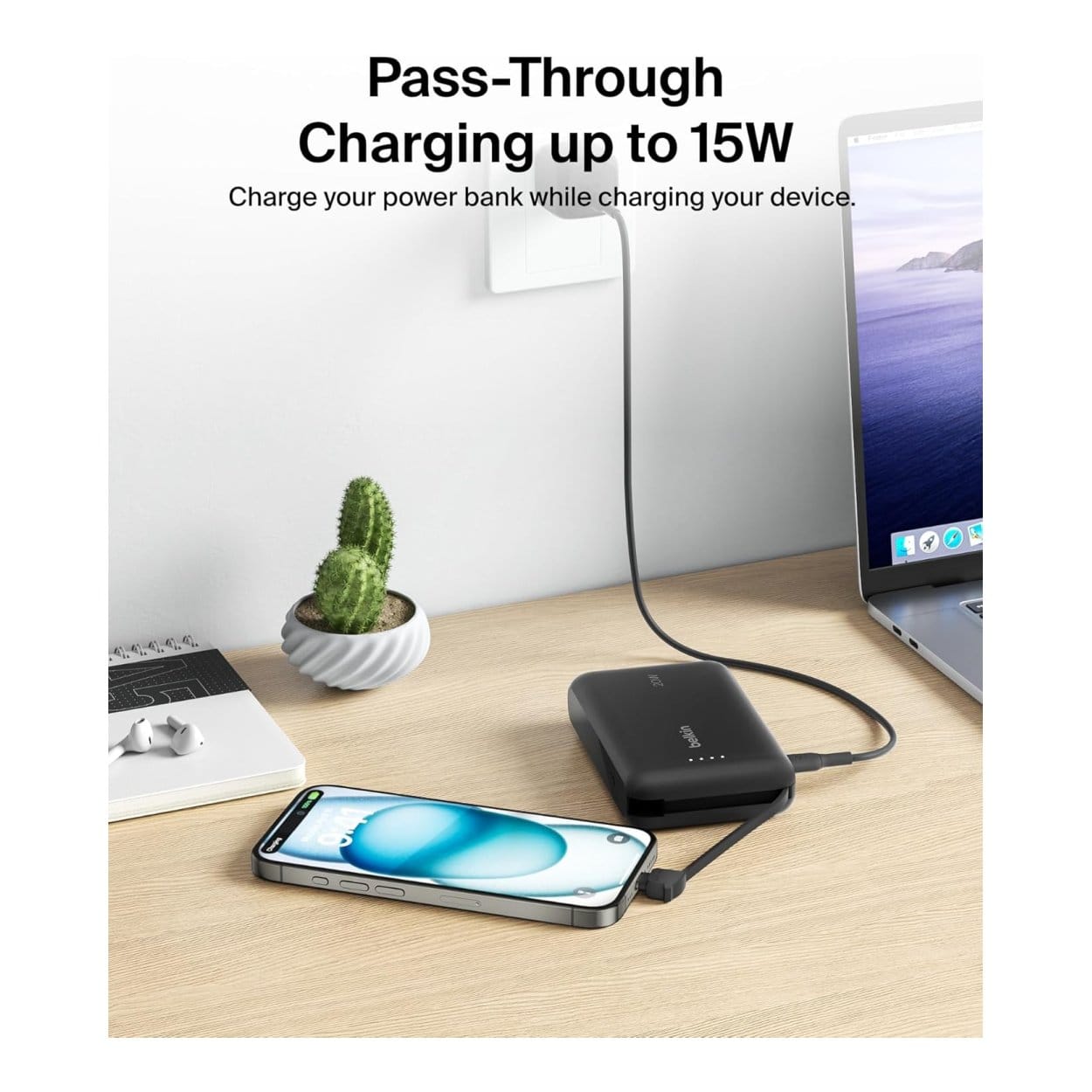 Belkin BoostCharge 10000 mAh Power Bank Black BU041KQBK - Image 7