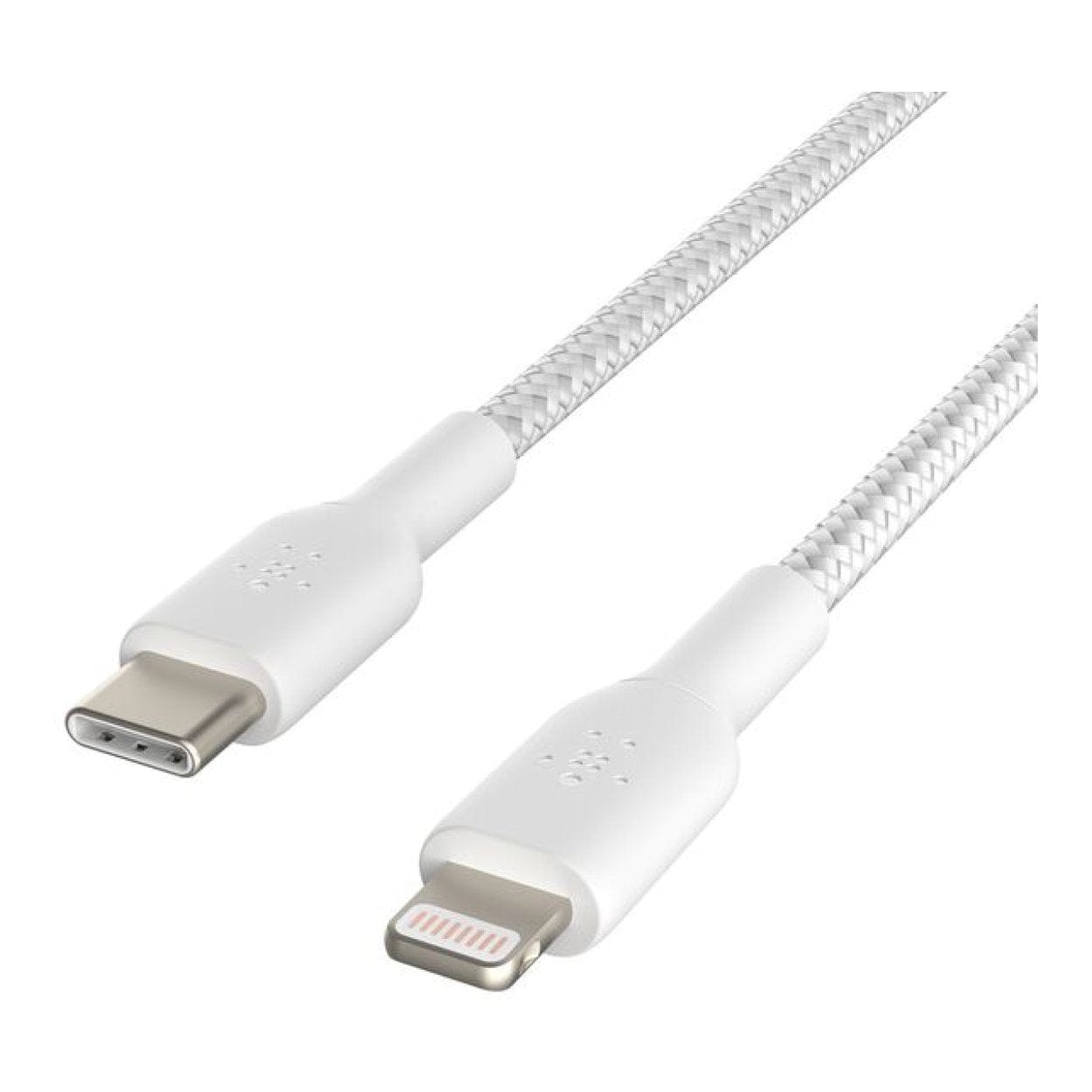 Belkin 2m BoostCharge 30W Braided USB-C to Lightning Cable White CAA004BT2MWH - Image 7
