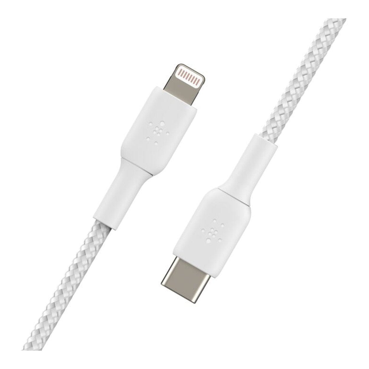 Belkin 2m BoostCharge 30W Braided USB-C to Lightning Cable White CAA004BT2MWH - Image 6