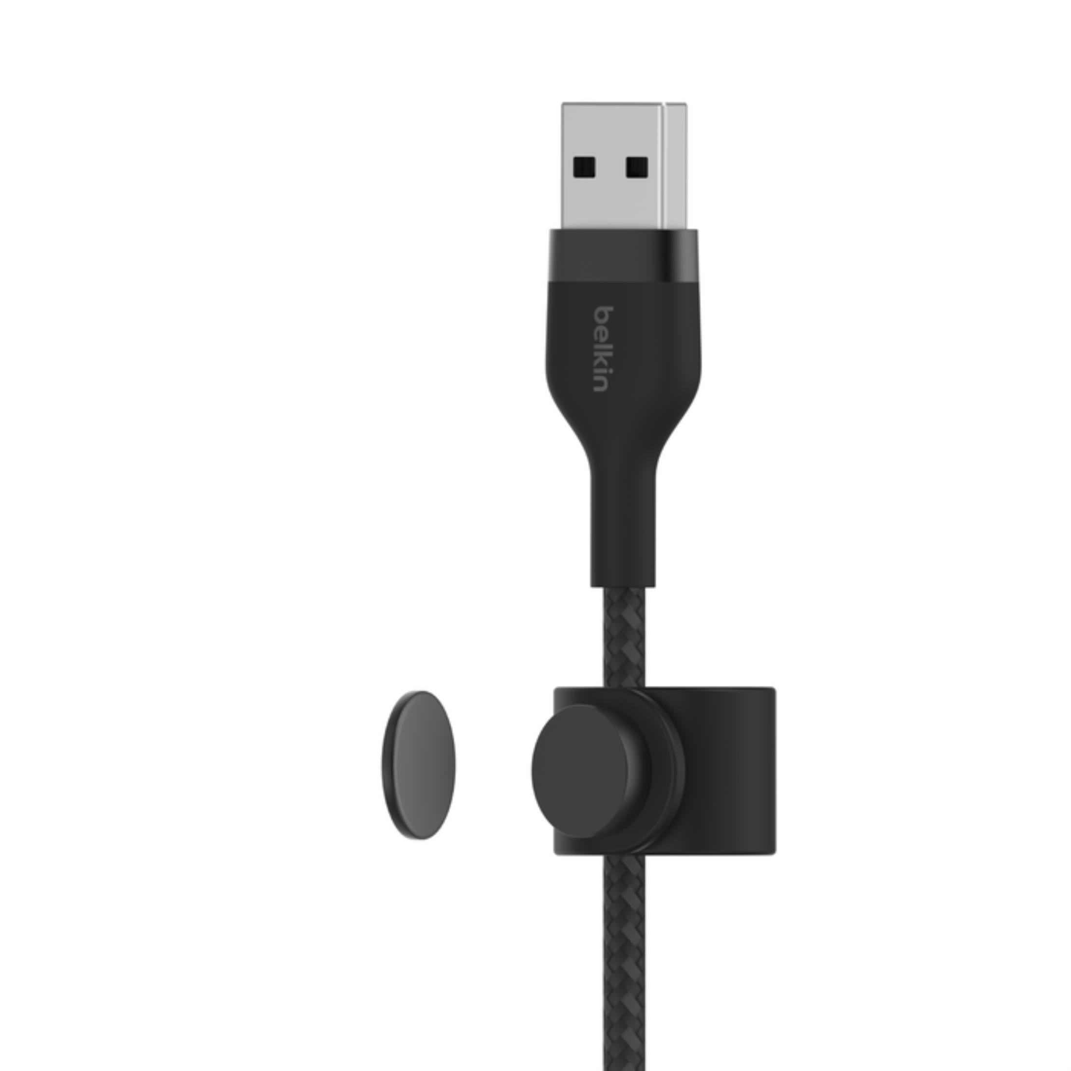 Belkin BoostCharge Pro Flex 3m USB-A Cable with Lightning Connector Black CAA010BT3MBK - Image 7