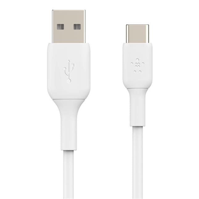 Belkin 1m BoostCharge USB-C to USB-A Cable White CAB001BT1MWH2PK - Image 5