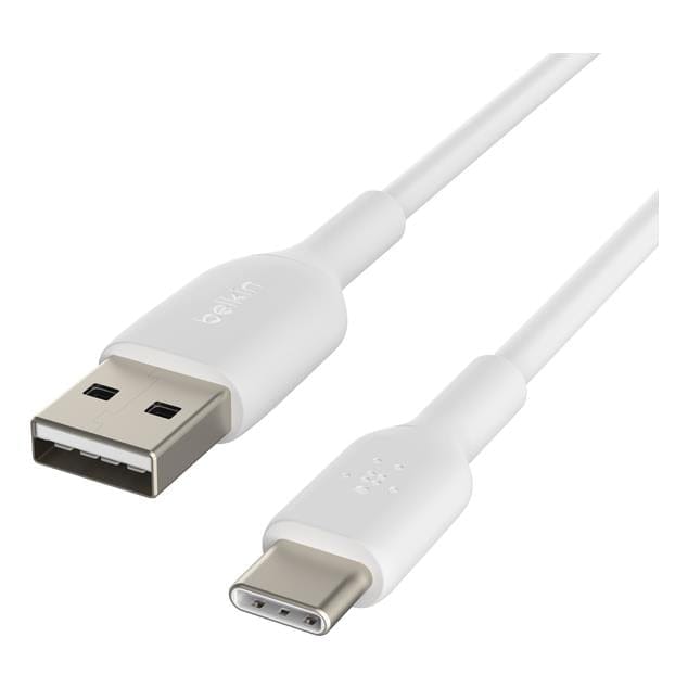Belkin 1m BoostCharge USB-C to USB-A Cable White CAB001BT1MWH2PK - Image 3