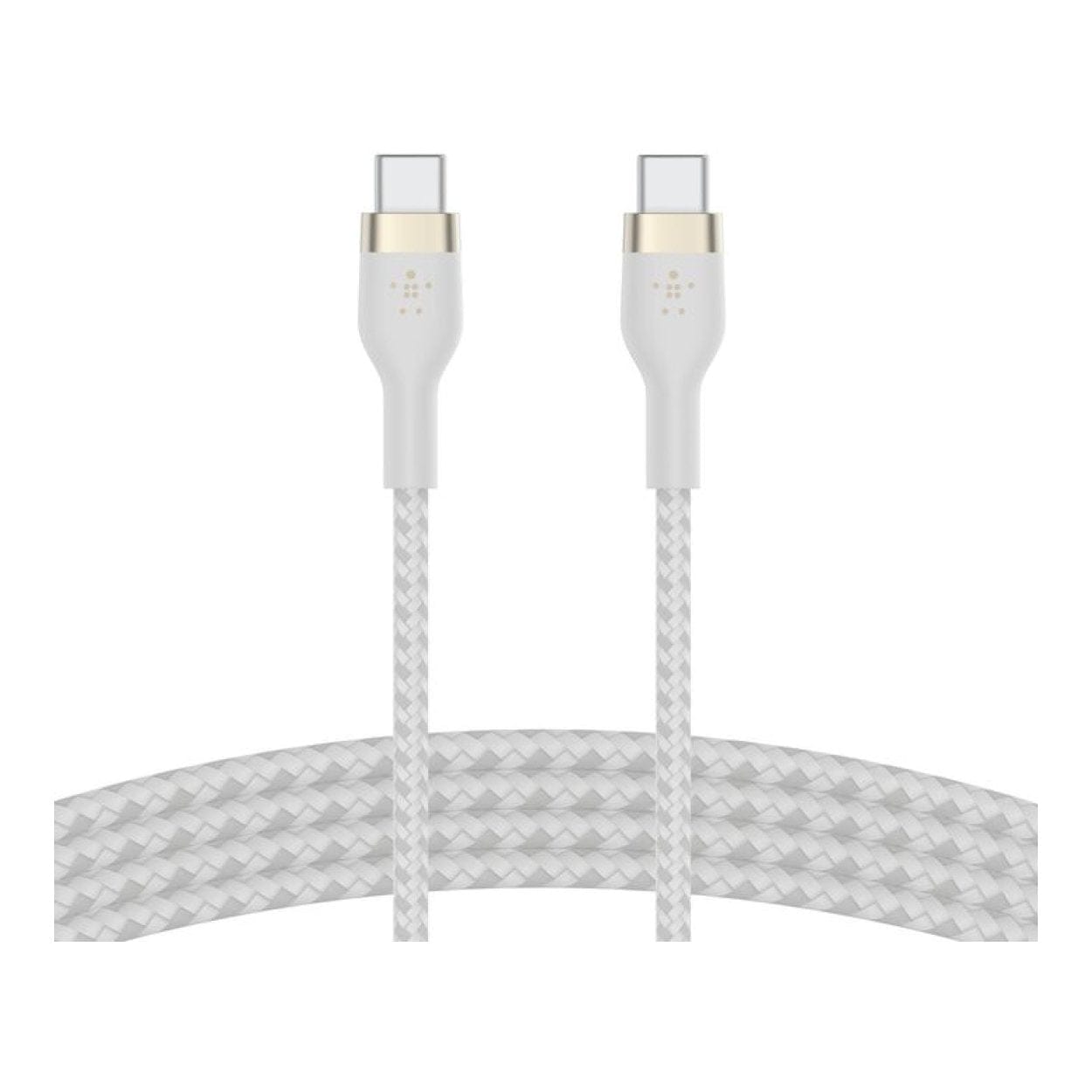 Belkin BoostCharge Pro Flex Type-C Male to Male USB Cable 1m White CAB011BT1MWH - Image 3