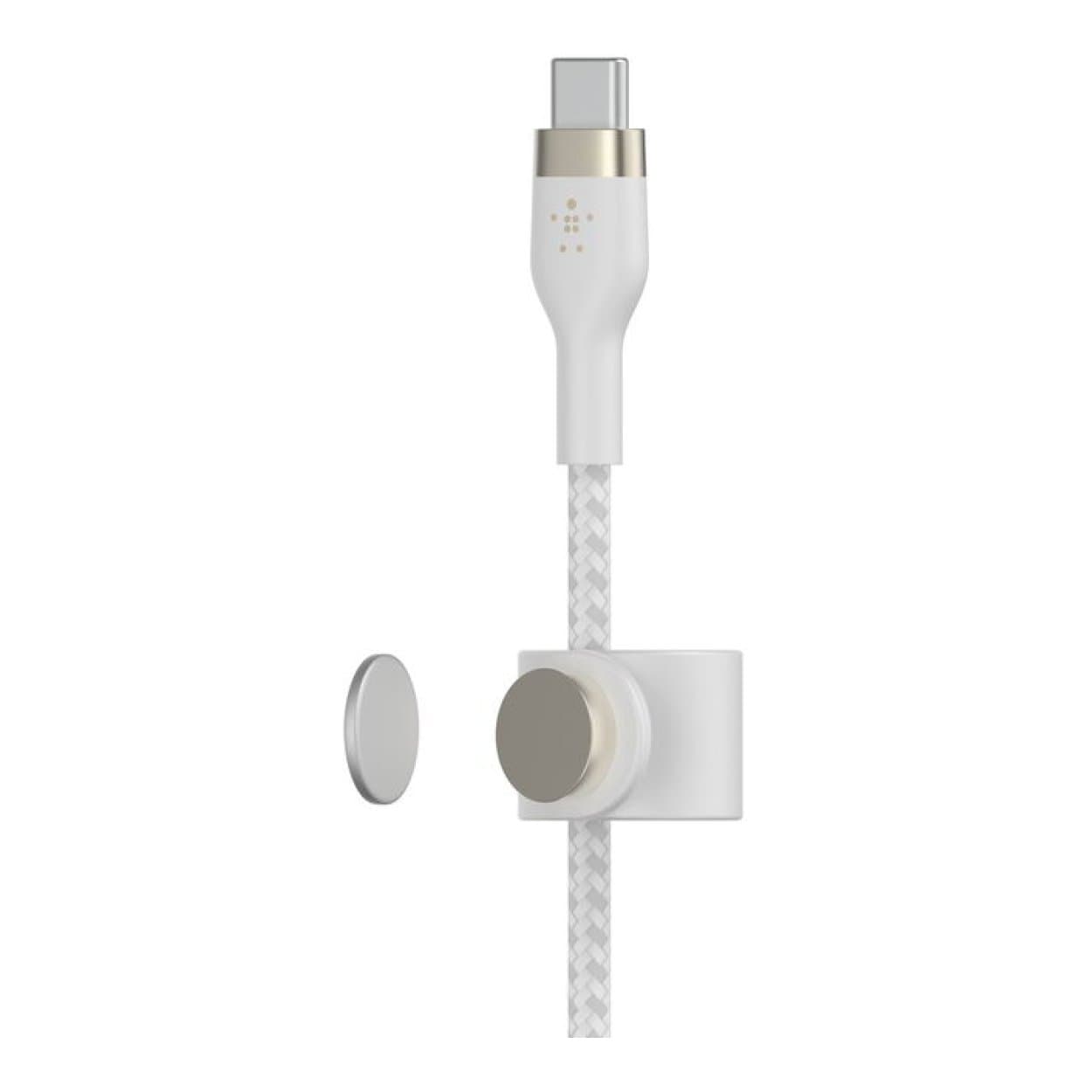 Belkin 2m BoostCharge Pro Flex USB-C to USB-C 60W Charging Cable White CAB011BT2MWH - Image 4