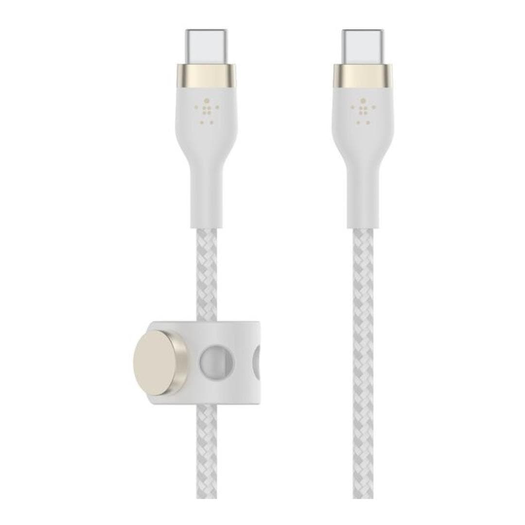 Belkin 2m BoostCharge Pro Flex USB-C to USB-C 60W Charging Cable White CAB011BT2MWH
