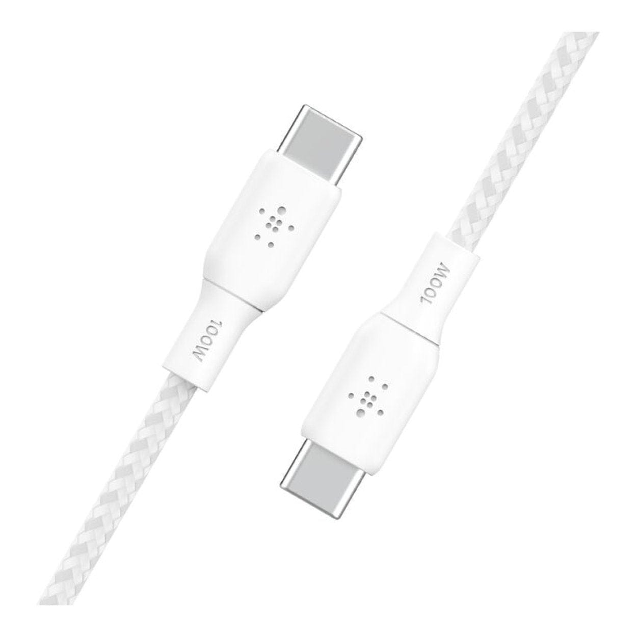 Belkin BoostCharge Type-C Male to Male USB Braided Cable 2m White CAB014BT2MWH - Image 5