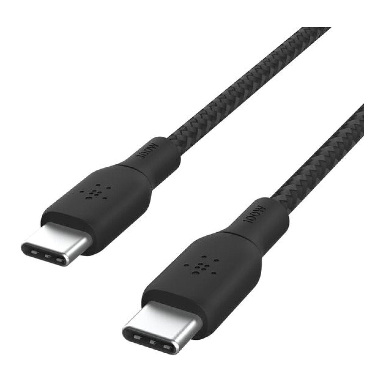 Belkin BoostCharge Type-C Male to Male USB Braided Cable 3m Black CAB014BT3MBK - Image 4