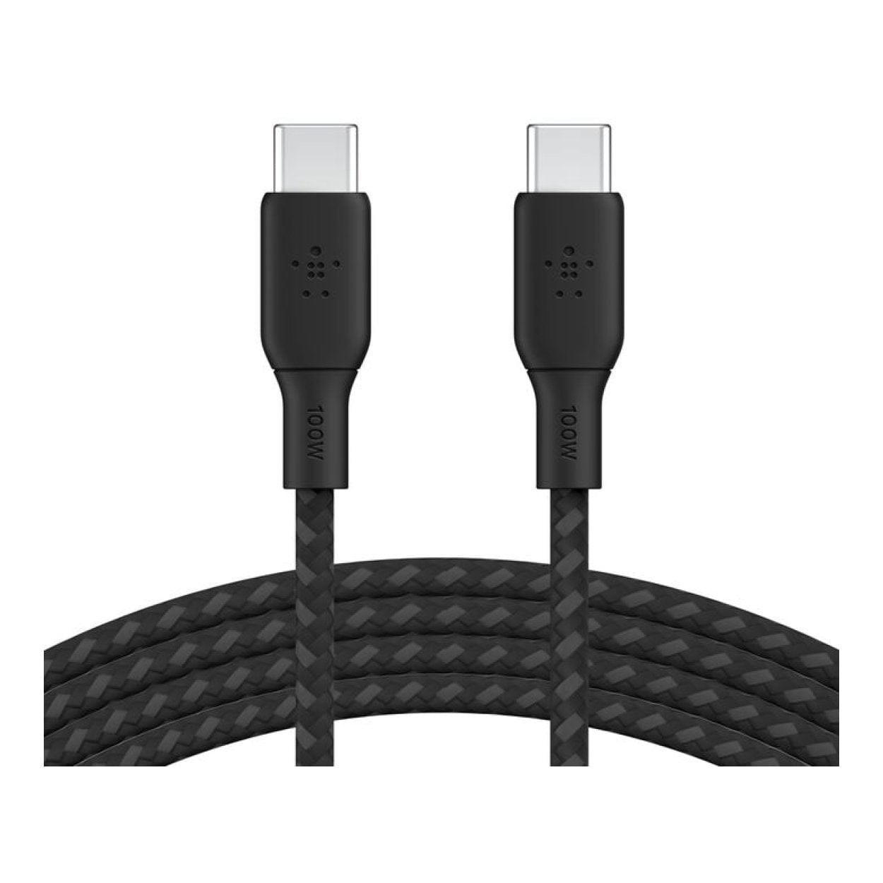 Belkin BoostCharge Type-C Male to Male USB Braided Cable 3m Black CAB014BT3MBK - Image 3