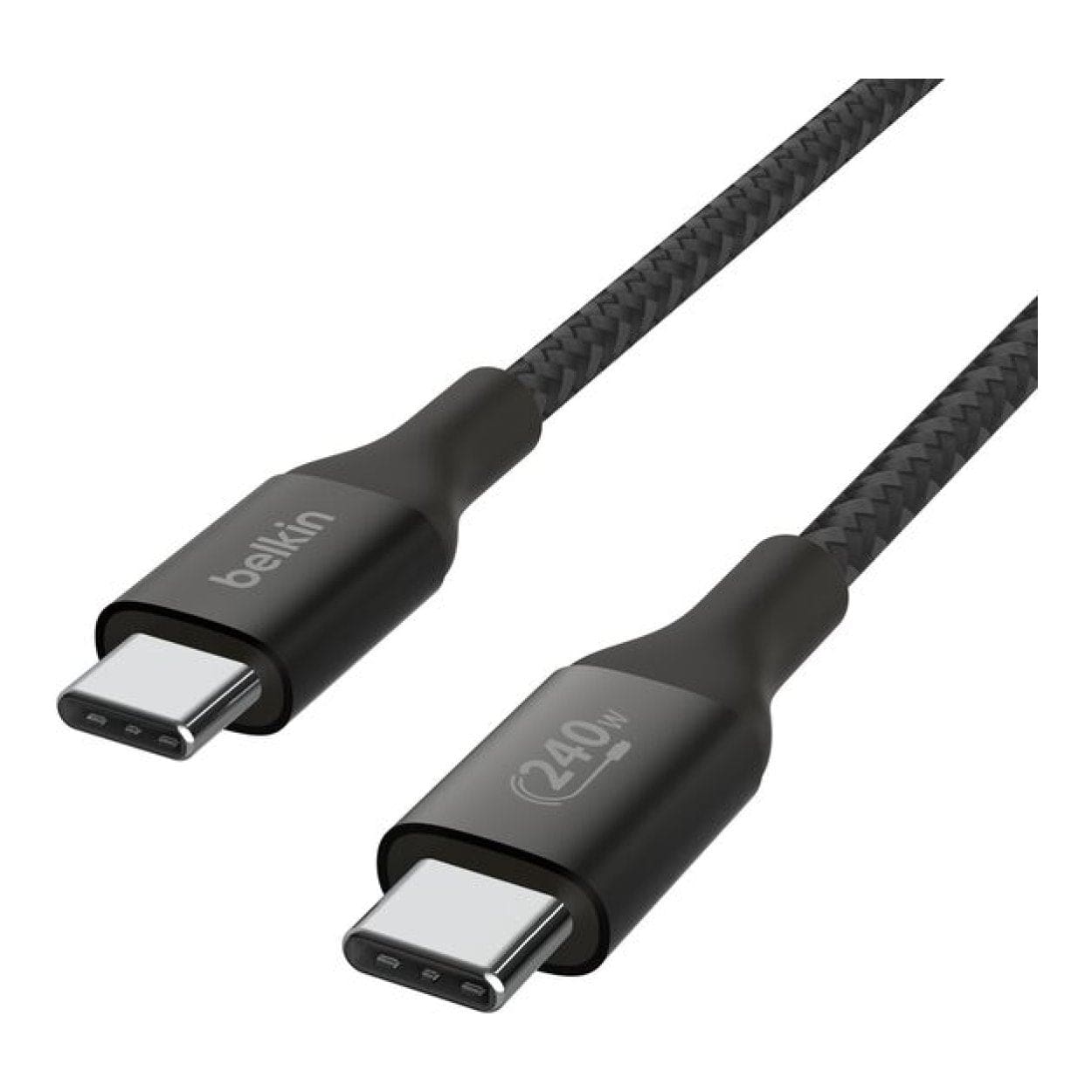 Belkin BoostCharge Type-C Male to Male USB Braided Cable 2m Black CAB015bt2MBK - Image 4