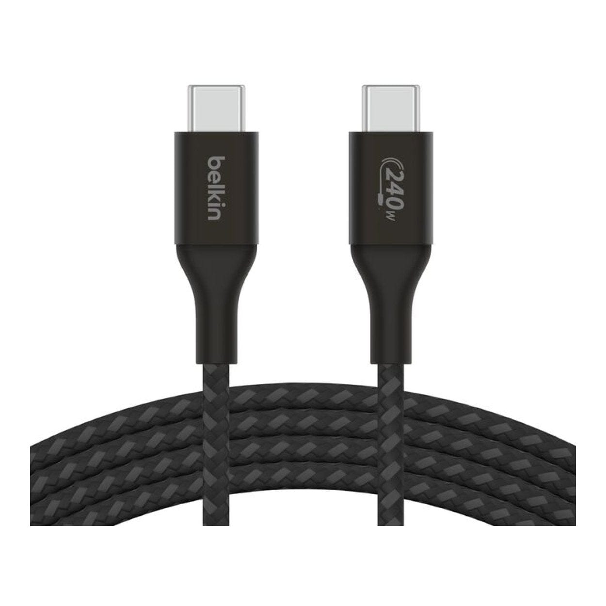 Belkin BoostCharge Type-C Male to Male USB Braided Cable 2m Black CAB015bt2MBK - Image 3