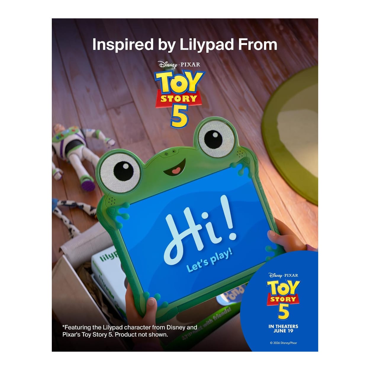 Belkin Disney and Pixar Toy Story 5 Lilypad Tablet Protective Case for iPad A16 11 and 10.9 EVA003HQGR-PX - Image 2