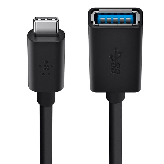Belkin USB-C to USB-A Adapter F2CU036BTBLK - Image 3