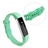 Tuff-Luv Silicone Strap Band for the Fitbit Alta / Alta HR - Light Green G2_96 - Image 5