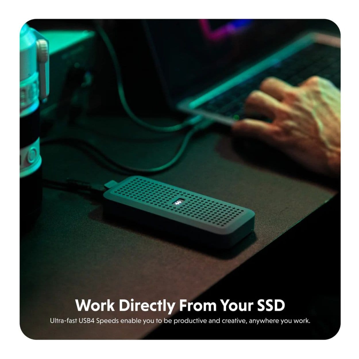 HYPER HyperDrive Next USB4 NVMe SSD Enclosure HD5001GL - Image 4