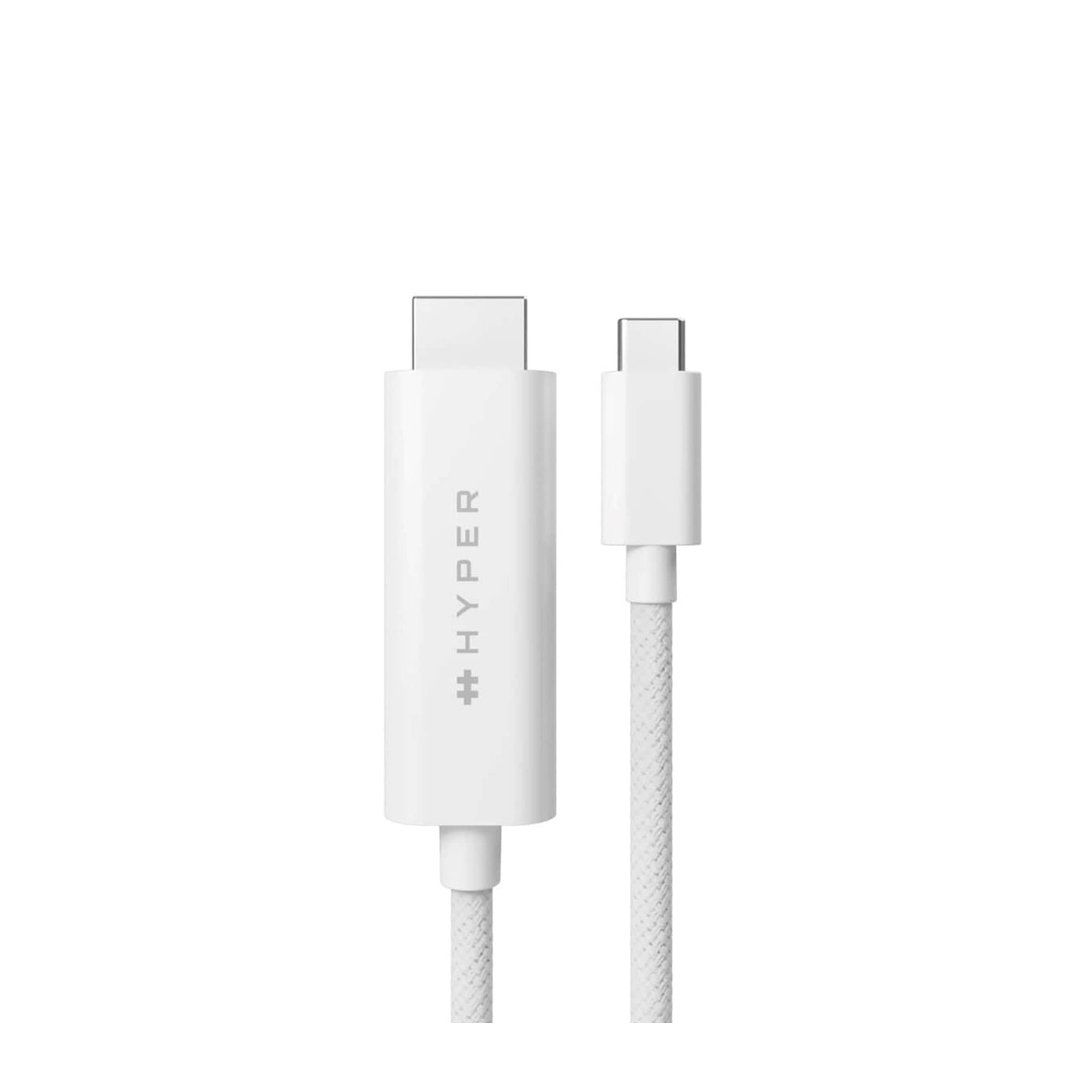 Targus HyperDrive USB-C to HDMI 4K 60Hz Cable White HD6007WHGL - Image 3