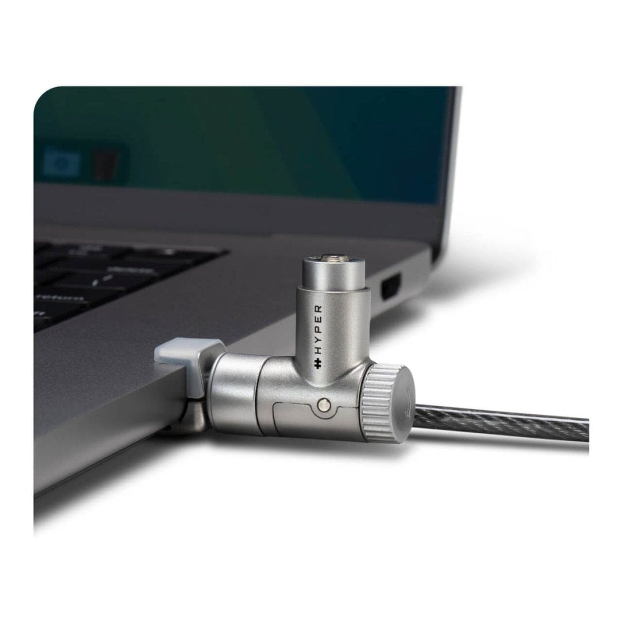 Hyper 2m Keyed Cable Lock for MacBook Pro 14 and 16 HS5910GL - Image 2
