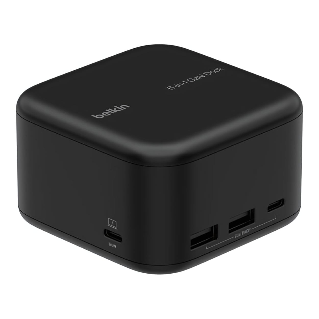 Belkin Connect 130W USB-C 6-in-1 Core GaN Dock INC018VFBK - Image 2