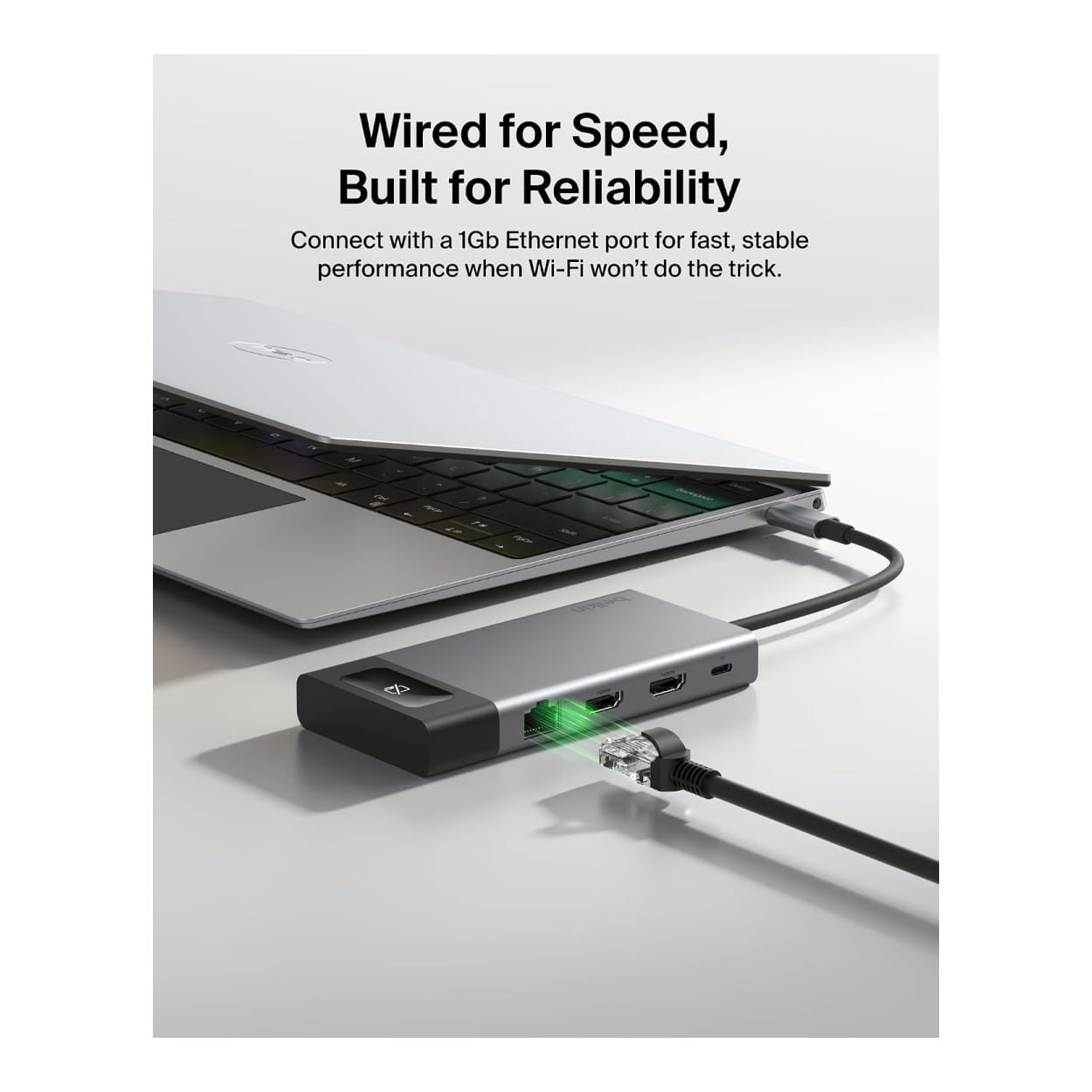 Belkin Connect 8-in-1 USB-C Dual HDMI Docking Station Silver INC027HQSGY - Image 8