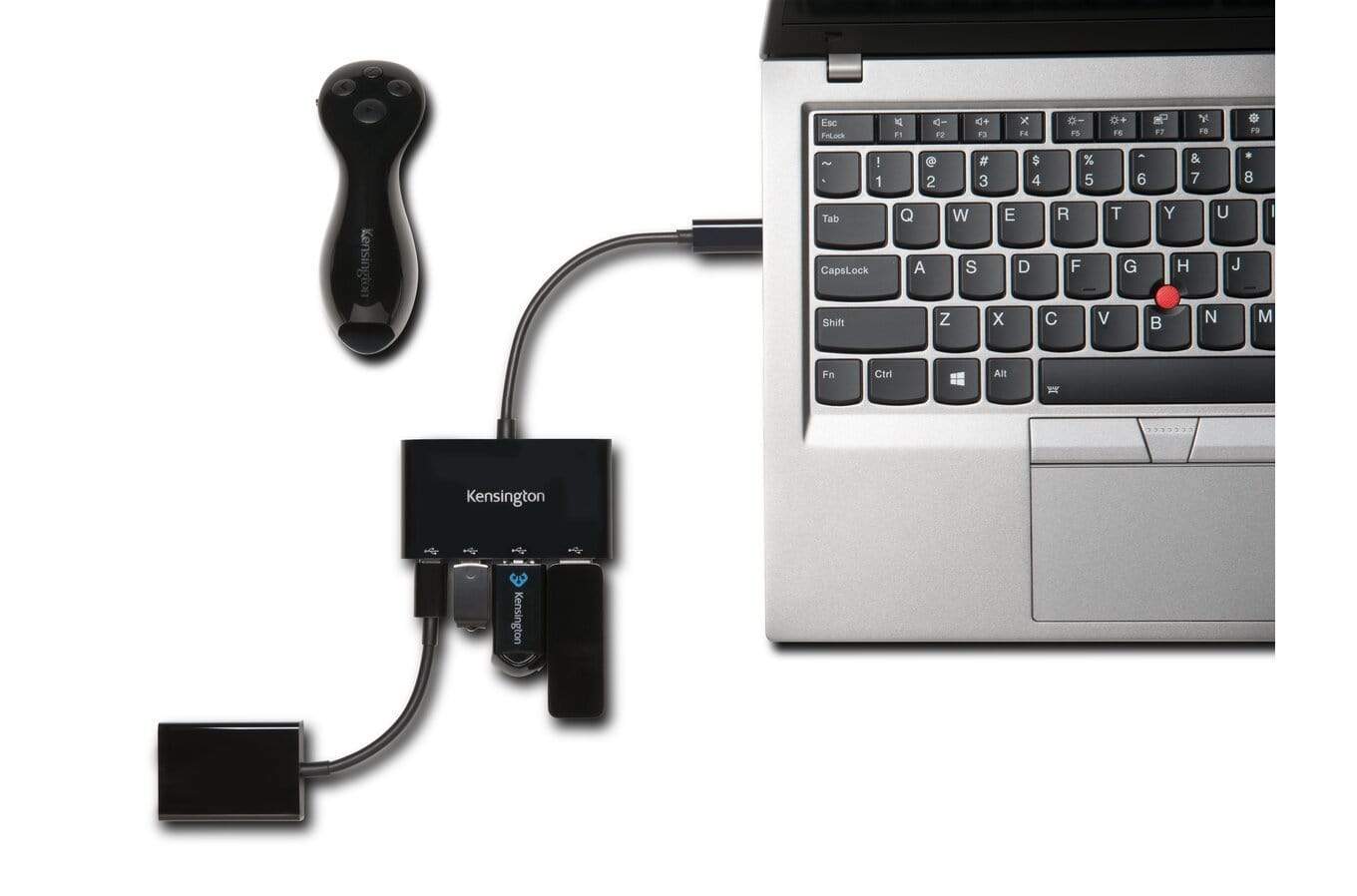 Kensington CH1000 USB-C 4-Port Hub K39124EU - Image 2