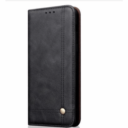 Tuff-Luv Essentials Leather Case and Stand for Xiaomi Redmi 7 - Black M963