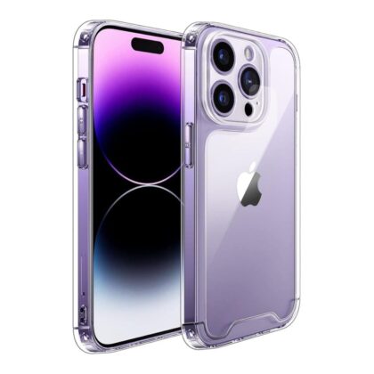 Tuff-Luv Hard Crystal Shell Case for Apple iPhone 15 Pro Clear MF2489