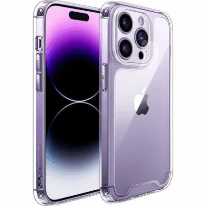 Tuff-Luv Hard Crystal Shell Case for Apple iPhone 15 Pro Max Clear MF2491