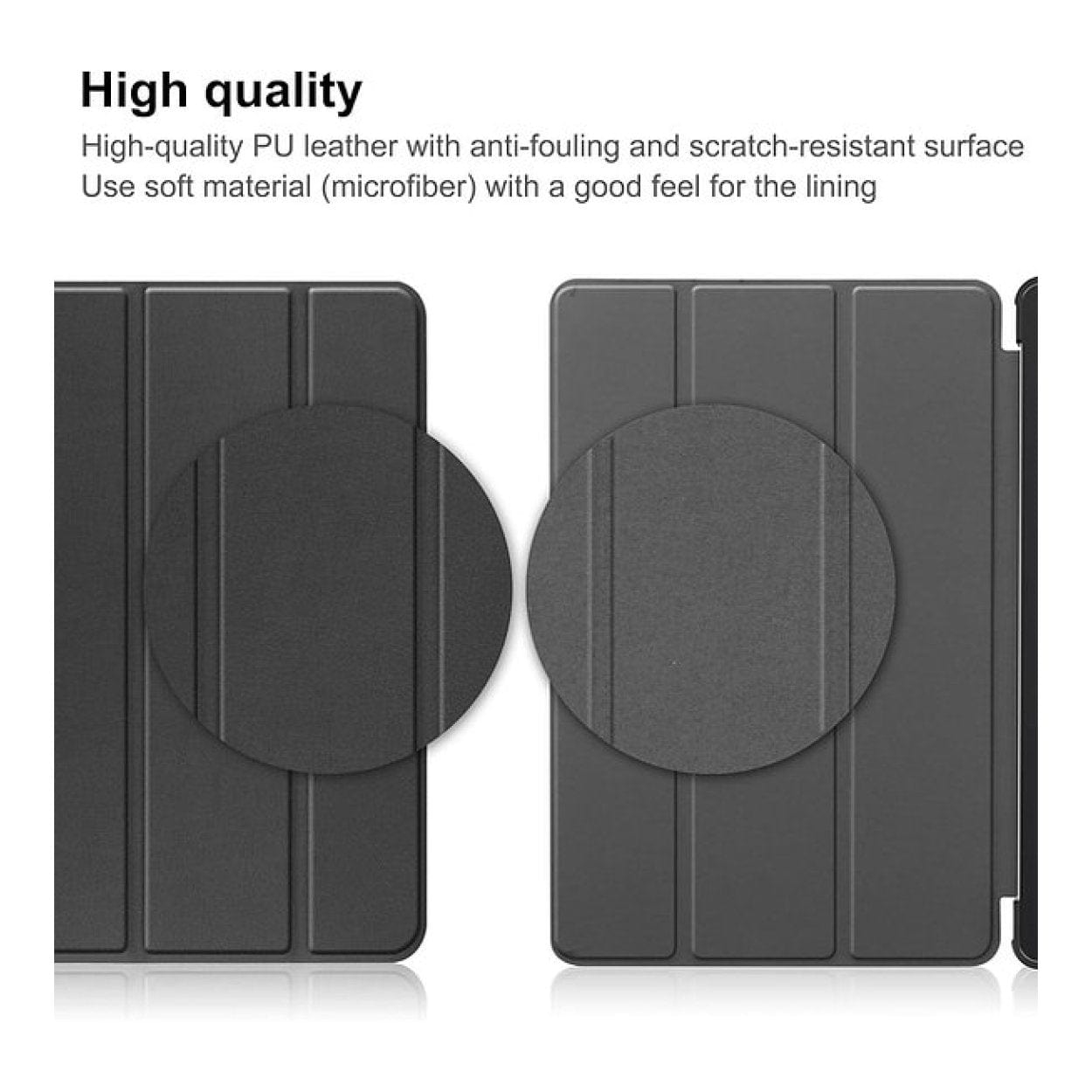 Tuff-Luv 10-inch Folio Smart Tablet Case for Huawei MatePad SE Black MF2656 - Image 2