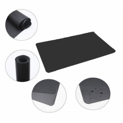 Tuff-Luv Ultra Thin Mega Desk Pad Mat for Home and Office Medium Black MF3204