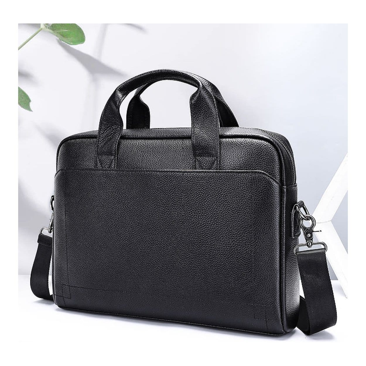 Tuff-Luv 14-inch Premium Genuine Leather Notebook Bag MF3600BL - Image 3