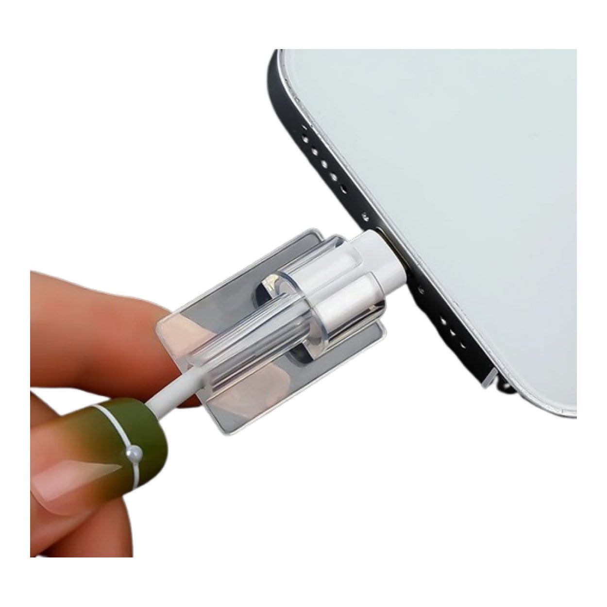 Tuff-Luv Universal Cable Protector for Charging Cables 1-piece Clear MF3617 - Image 2