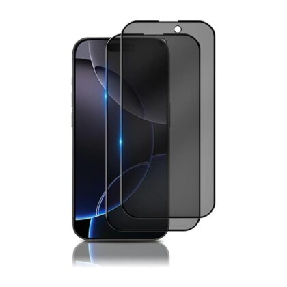 Tuff-Luv 2.5D Tempered Privacy Filter Glass for Apple iPhone 16 Pro Max Dark MF3673