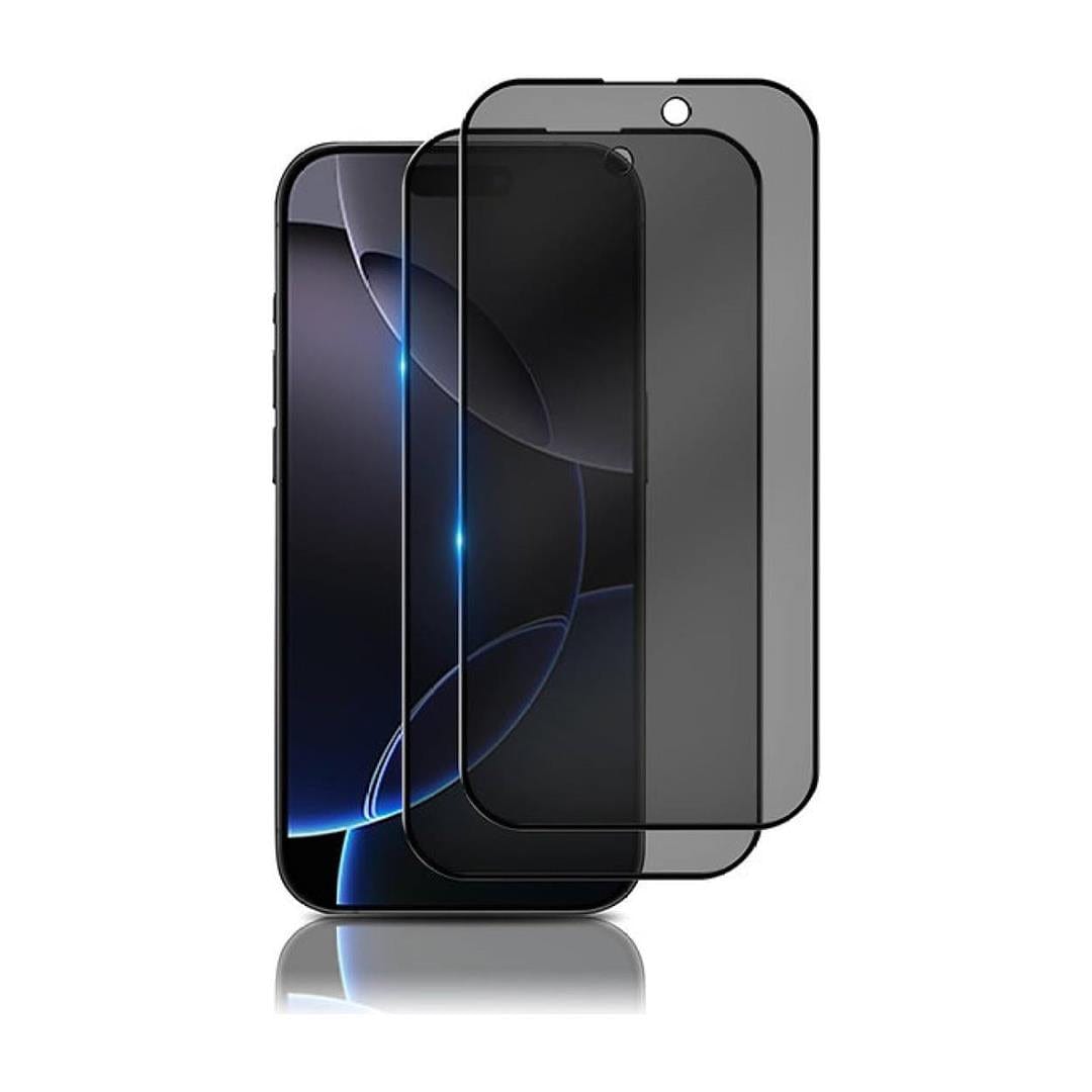 Tuff-Luv 2.5D Tempered Privacy Filter Glass for Apple iPhone 16 Pro Max Dark MF3673