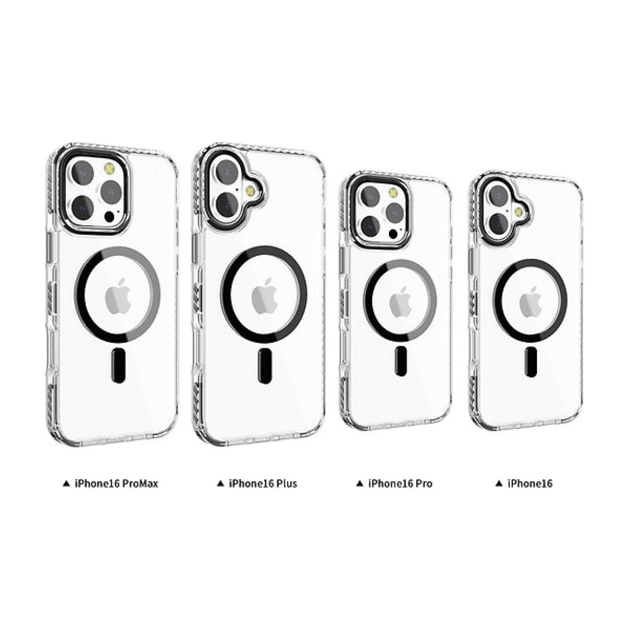 Tuff-Luv Tough Acrylic 2-Tone Magnetic MagSafe Case for Apple iPhone 16 Pro Max Black MF3701 - Image 2