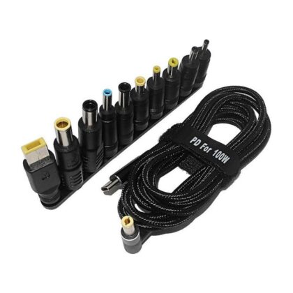 Tuff-Luv 1.8m Universal 10-in-1 USB-C Notebook Charging Cable 45W-100W MF3706