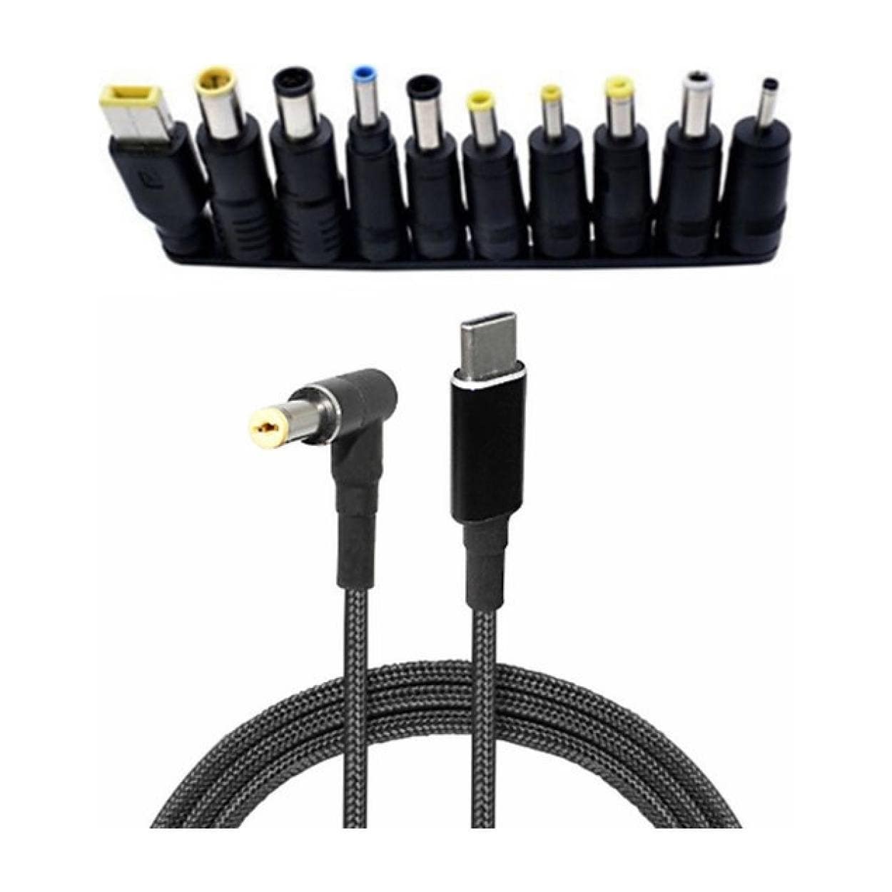 Tuff-Luv 1.8m Universal 10-in-1 USB-C Notebook Charging Cable 45W-100W MF3706 - Image 4