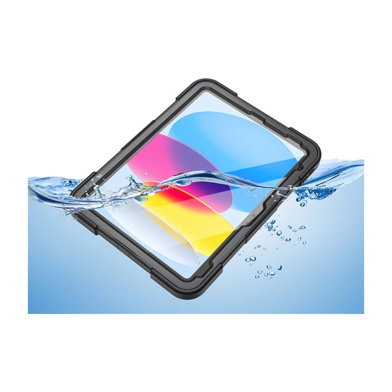 Tuff-Luv Rugged Armour Case IP68 with Arm and Hand Strap for Apple iPad 10.9 MF3711 - Image 2