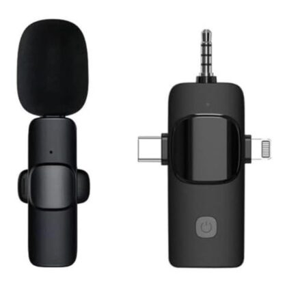 Tuff-Luv Wireless Lavalier Lapel Microphone for Vlogging and Streaming MF3857