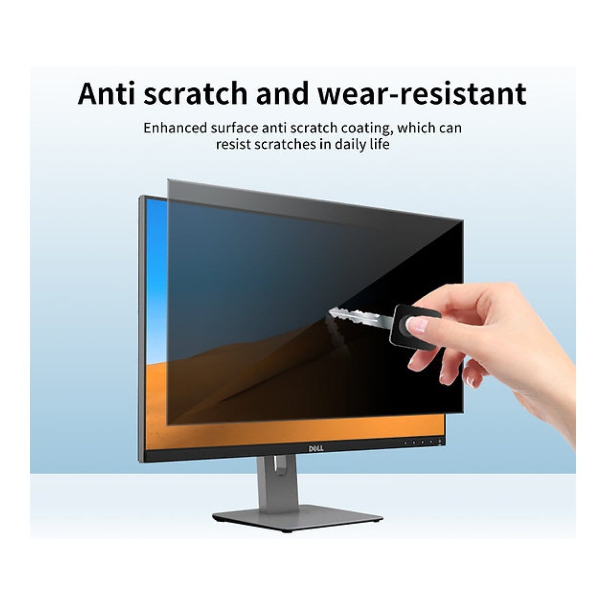 Tuff-Luv 24-inch Magnetic Privacy Screen Filter for Monitor MF3969 - Image 3