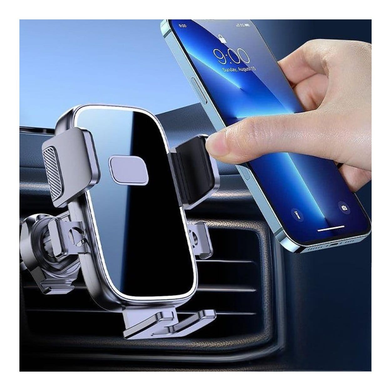 Tuff-Luv Car Air Vent Mount Mobile Phone Holder for Phones 4.7 to 6.7-inches MF4175 - Image 3