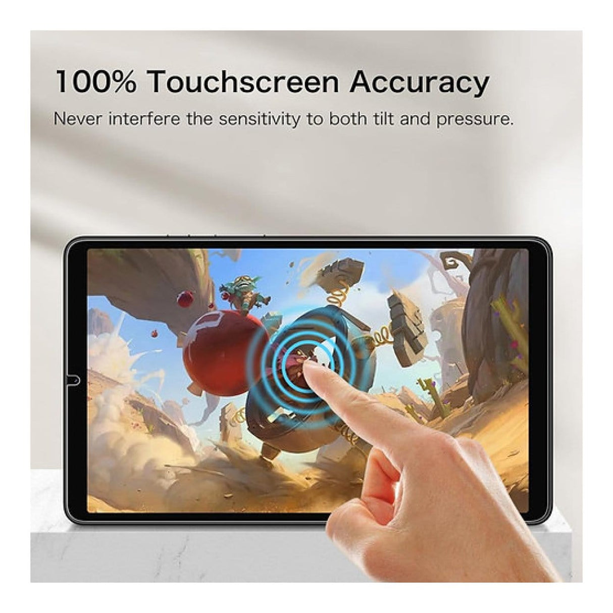 Tuff-Luv Tempered Glass Screen Protector for Galaxy Tab A11 SM-X133/X135 Clear MF4220 - Image 5