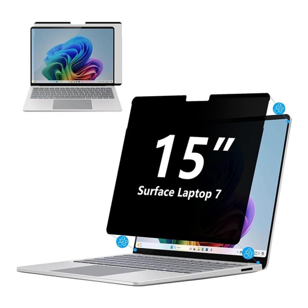 Tuff-Luv 15-inch 2-Way Magnetic Privacy Screen Filter for Microsoft Surface 7 MF4338