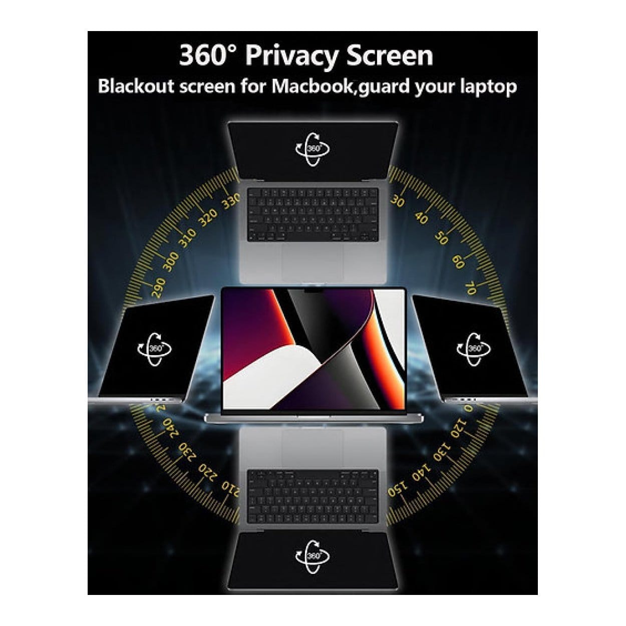 Tuff-Luv 13-inch Magnetic Privacy Screen for MacBook Neo MF4392 - Image 5