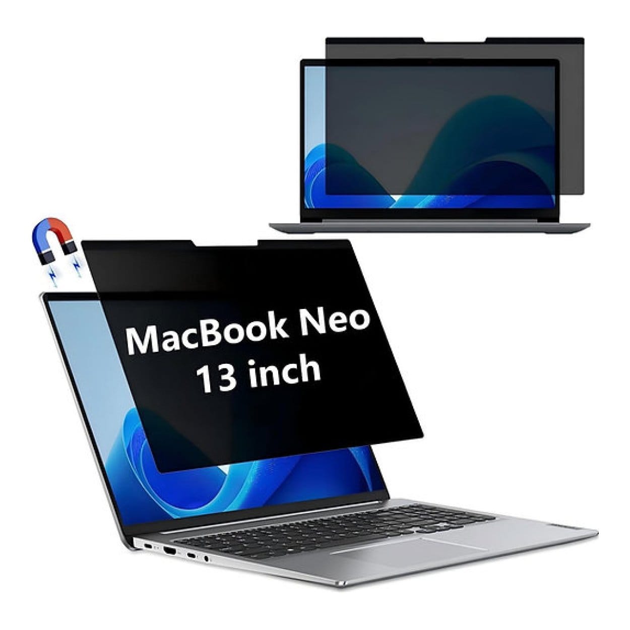 Tuff-Luv 13-inch Magnetic Privacy Screen for MacBook Neo MF4392 - Image 2