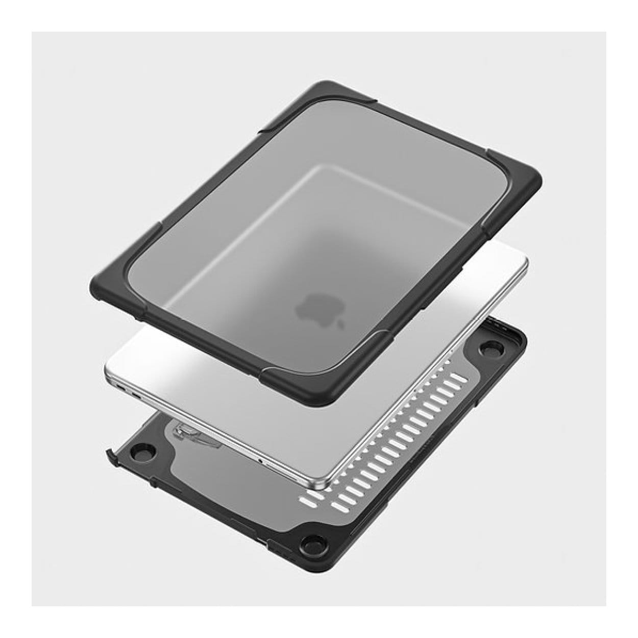 Tuff-Luv Rugged Neo Armour Protective Notebook Case with Stand Black MF4406 - Image 5
