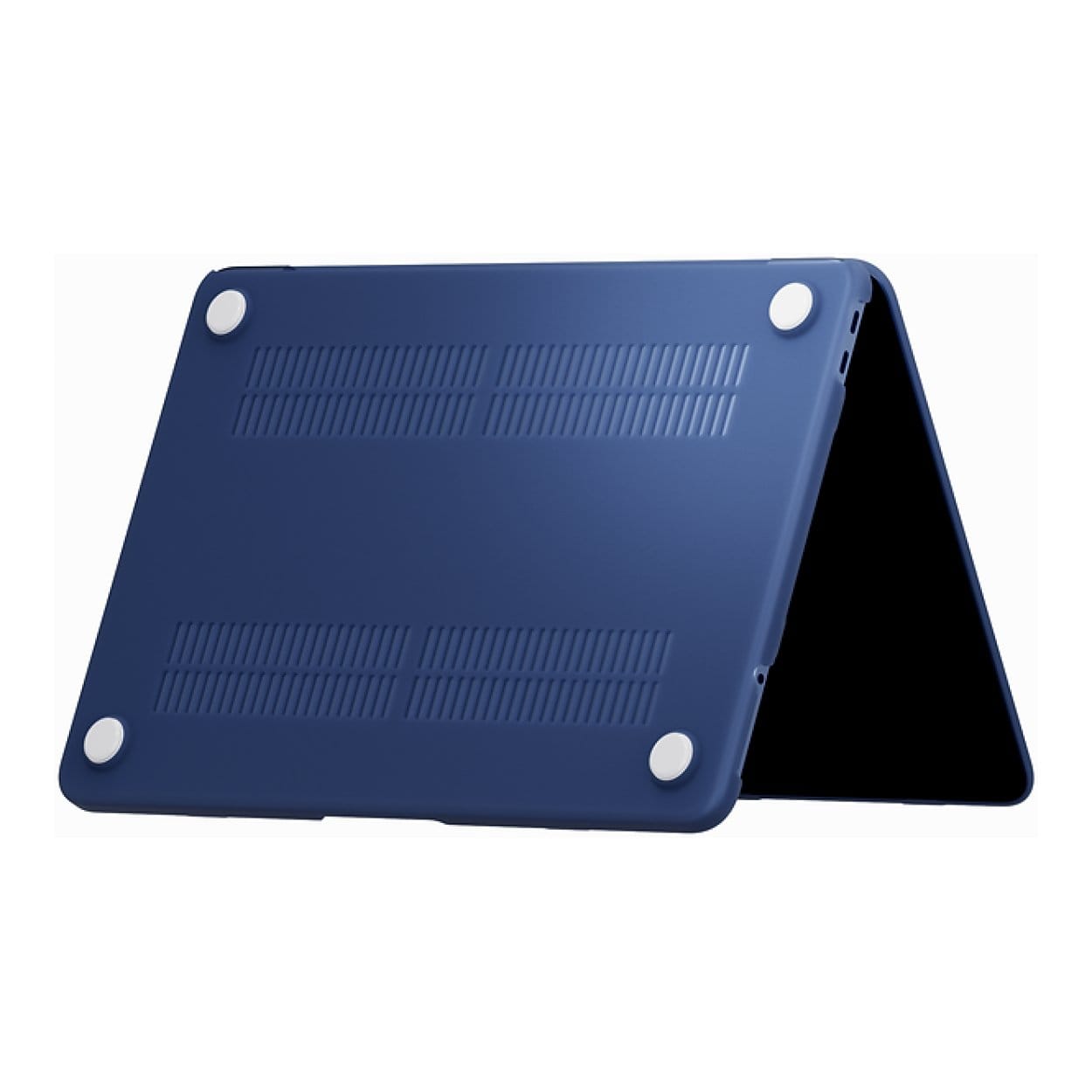 Tuff-Luv MacBook Neo Full Frosted Clear Hard Shell Case Indigo Blue MF4464 - Image 3