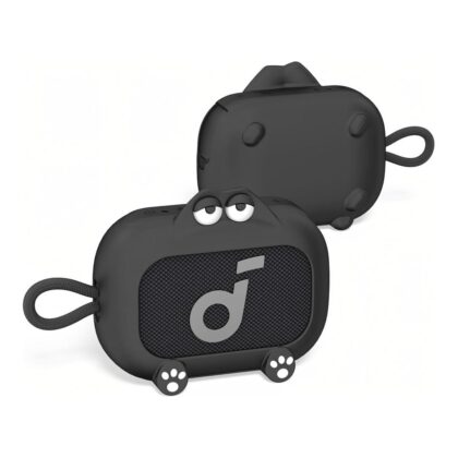 Tuff-Luv Kids Silicone Protective Cover for Anker Soundcore Select 4 Go Speaker - Black MF4496