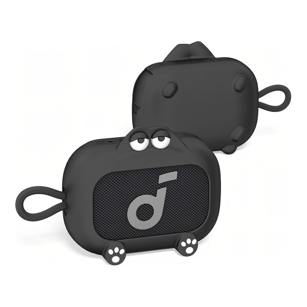 Tuff-Luv Kids Silicone Protective Cover for Anker Soundcore Select 4 Go Speaker - Black MF4496