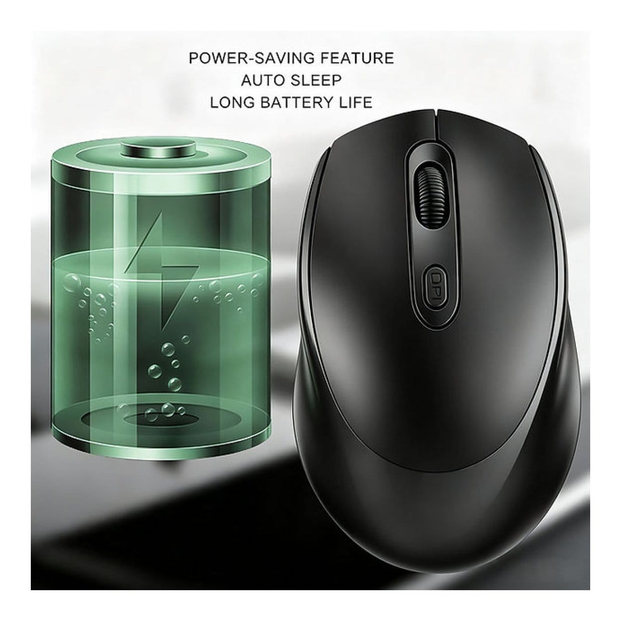 Tuff-Luv Rechargeable Bluetooth Mouse Black MF4537 - Image 3